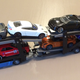 You can actually fit 7 good-sized vehicles on here. This shows the truck pre-weathering.